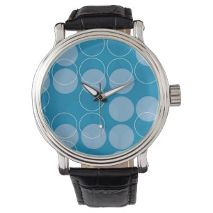 Retro circles watch