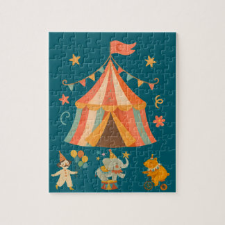Retro Circus Storytime Jigsaw Puzzle