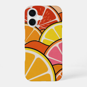 Retro Citrus Horizon iPhone 16 Case