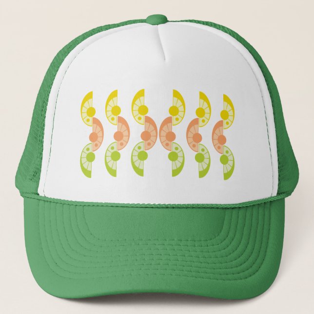 Retro Citrus Trucker Hat (12 colours) (Front)