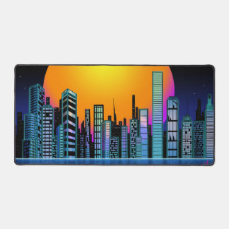 Retro City-1 Gaming Mousepad Desk Mat