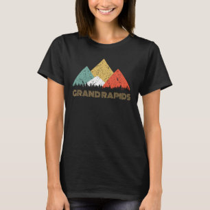 Retro City of Grand Rapids Mountain Shirt
