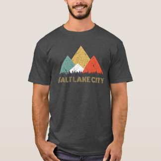 Retro City of Salt Lake City Mountain boy T-Shirt