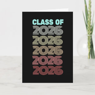 Retro Cl Of 2026 Future Graduation Hello Ninth Gra Card