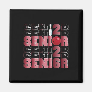 Retro Cl Of 2026 Senior Bowling Senior Night 2026 Magnet