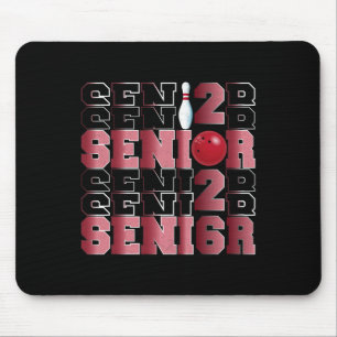 Retro Cl Of 2026 Senior Bowling Senior Night 2026 Mouse Pad