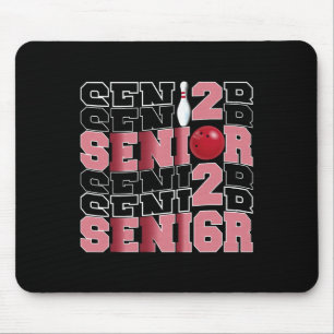 Retro Cl Of 2026 Senior Bowling Senior Night 2026 Mouse Pad