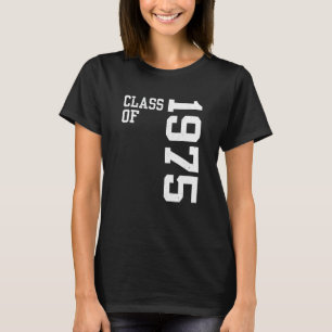 Retro Class of 1975 Senior High School Reunion Vin T-Shirt