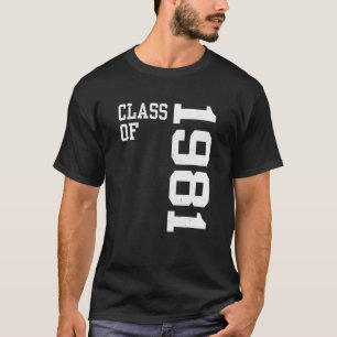 Retro Class of 1981 Senior High School Reunion Vin T-Shirt