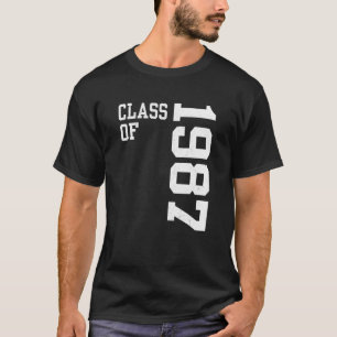 Retro Class of 1987 Senior High School Reunion Vin T-Shirt