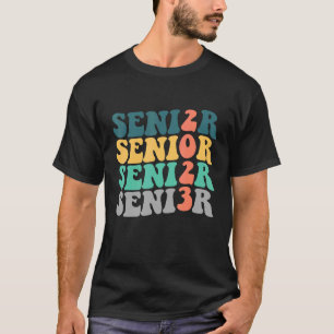 Retro CLASS OF 2023 Senior Graduation or First Day T-Shirt
