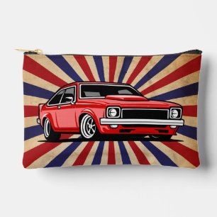Retro Classic Car Accessory Pouch