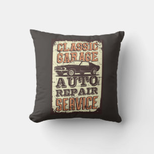 Retro Classic Car Service repair Cushion
