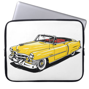 Retro Classic Convertible Side PopArt Laptop Sleeve