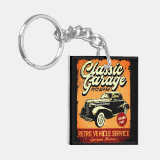RETRO | CLASSIC GARAGE | KEYCHAIN