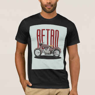 Retro Classic Motorcycle. T-Shirt