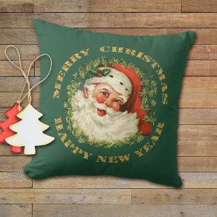 Retro Classic Santa Claus Cushion