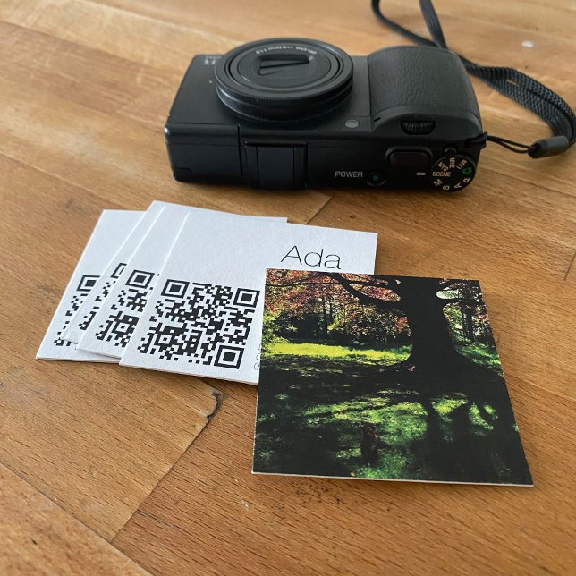 Retro Classic Square Insta Business Cards (Creator Uploaded)