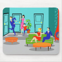 Retro Classic Television Mousepad