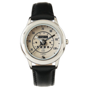 Retro Classical Scooter Speedometer Watch