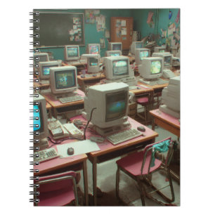 Retro Classroom CRT Monitor Notebook