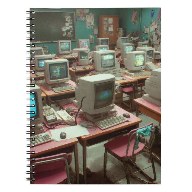 Retro Classroom CRT Monitor Notebook (Front)