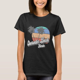 Retro Clearwater Beach Florida Fl Vintage Beach Su T-Shirt