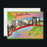 Retro Clearwater Florida Postcard<br><div class="desc">A retro postcard for Clearwater,  Florida repurposed!</div>