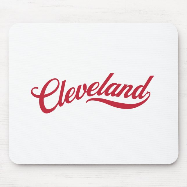 Retro Cleveland Mouse Pad (Front)