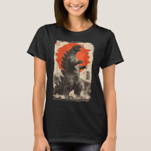 Retro Clic Rare Japanese Art Giant Kaiju T-Shirt