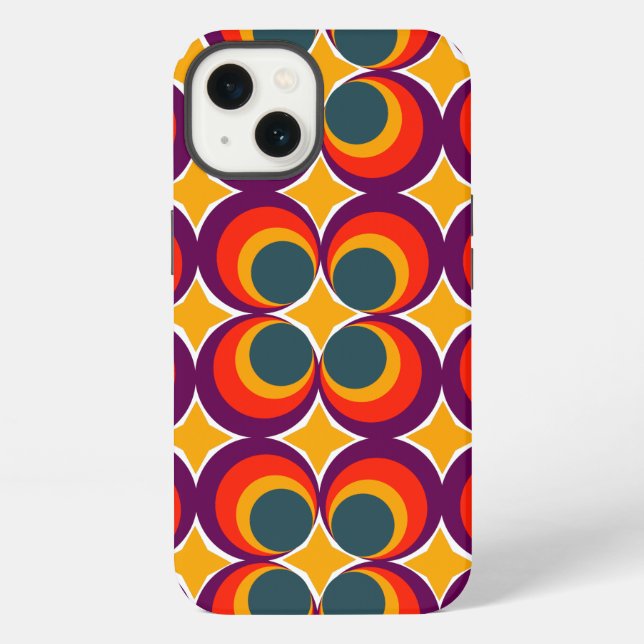 Retro Clovers  iPhone Case (Back)
