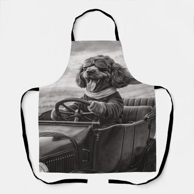 Retro Cockapoo Driving Apron (Front)