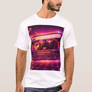 Retro Cockapoo Vibes T Shirt 80s Cassette