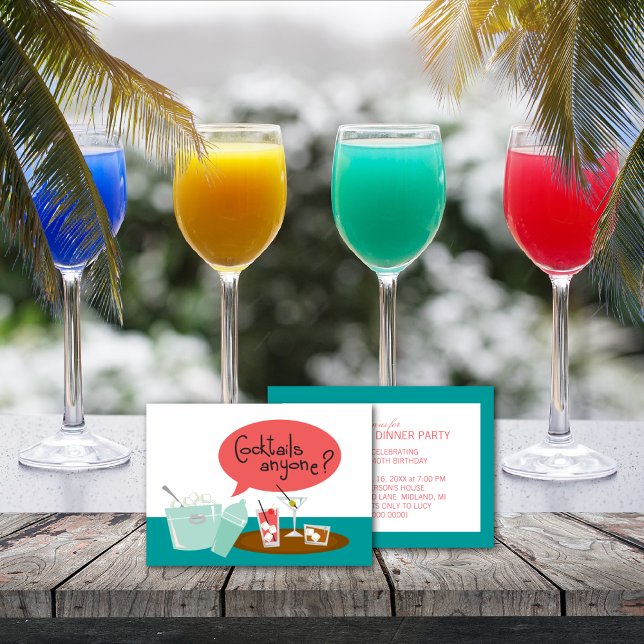Retro Cocktail Party Invitations (Creator Uploaded)