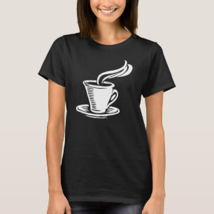 Retro Coffee Cup & Saucer T-Shirt