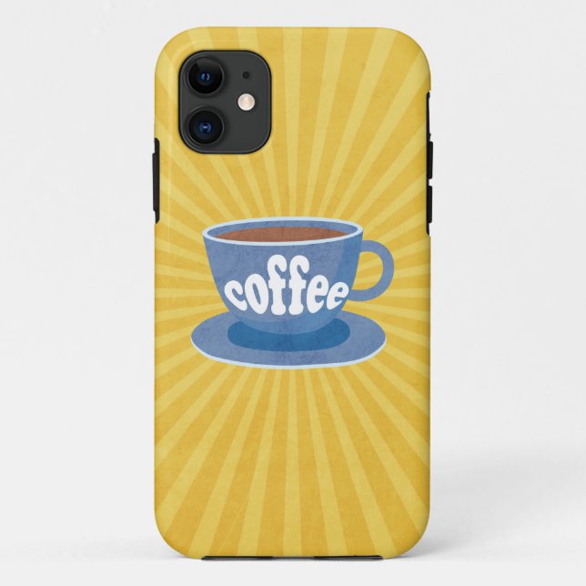 Retro Coffee Design Case-Mate iPhone Case (Back)