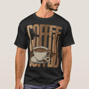 Retro Coffee heart barista T-Shirt