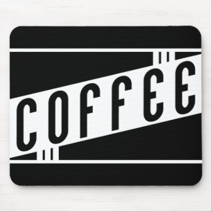 retro coffee mouse pad