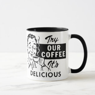RETRO COFFEE MUG