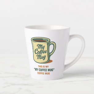 Retro Coffee Mug Humour Design