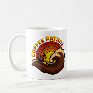 Retro Coffee Patrol Coffee Mug