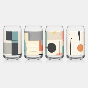 Retro Coke Can Glass Tumblers Vintage Collect Set