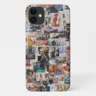 Retro Collage Art Mobile Case