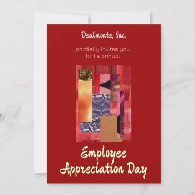 retro collage invitation (Front)