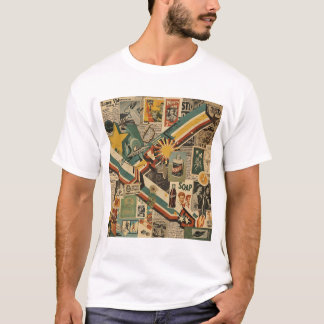 Retro Collage Surrealism Art Aesthetic Vintage Shi T-Shirt