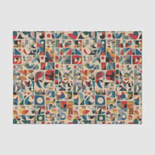 Retro Collage Tissue Paper