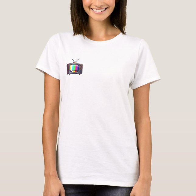 Retro Color Signal TV T-Shirt (Front)