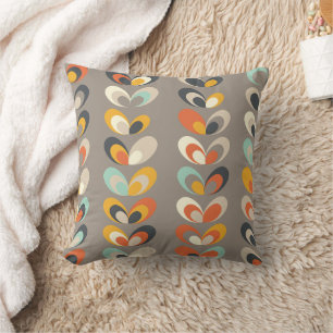 Retro Colorful Geometric Shapes – Modern Aesthetic Cushion