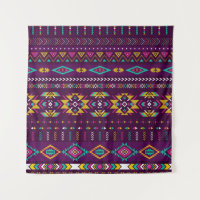 retro colors tribal vintage seamless navajo patter