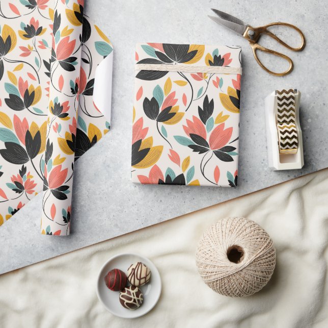 Retro Colors  Wrapping Paper (Crafts)